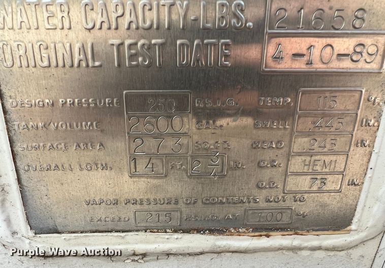 image for item JM9199 2004 International 4300  propane delivery truck