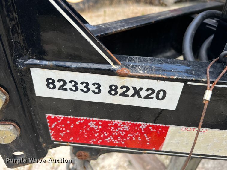 image for item JM9293 2019 Doolittle CF-8220  equipment trailer