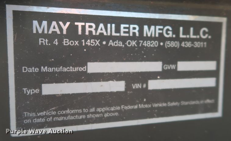 image for item JR9409 2000 May  flatbed trailer