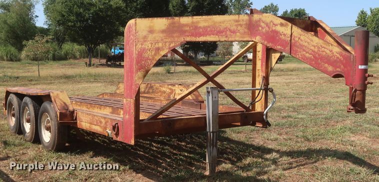 image for item JR9410 Shop built  equipment trailer