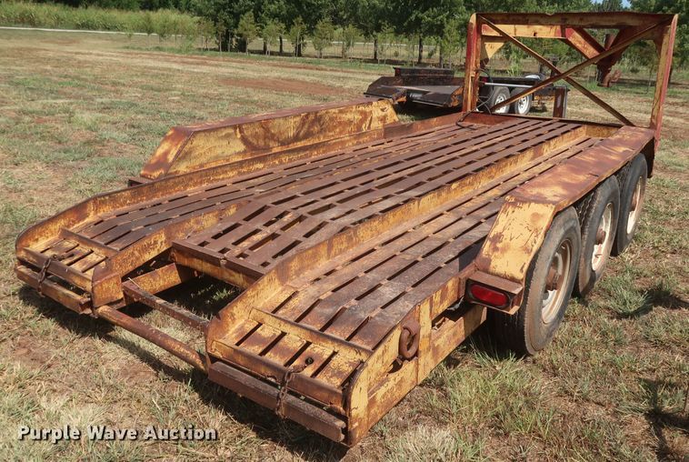 image for item JR9410 Shop built  equipment trailer