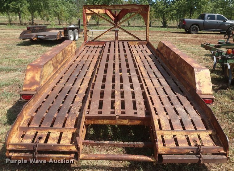 image for item JR9410 Shop built  equipment trailer