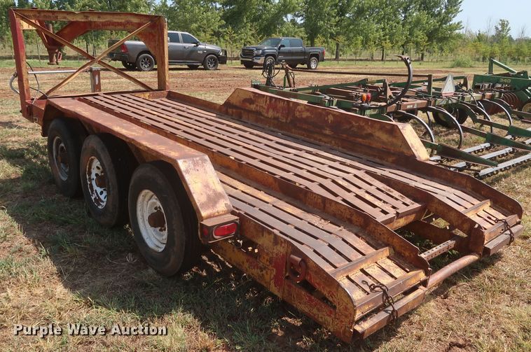 image for item JR9410 Shop built  equipment trailer