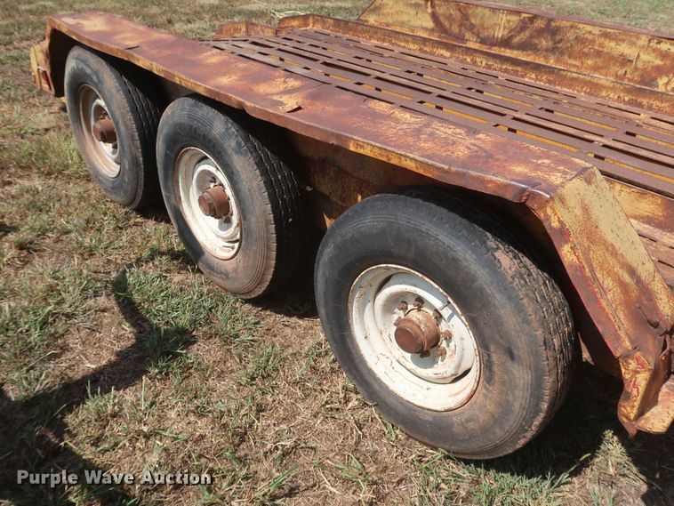image for item JR9410 Shop built  equipment trailer