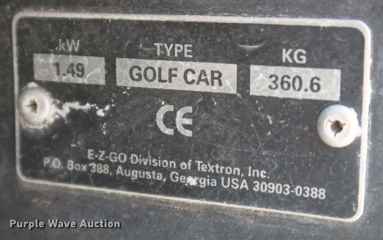 image for item JR9414 EZ GO H103  golf cart