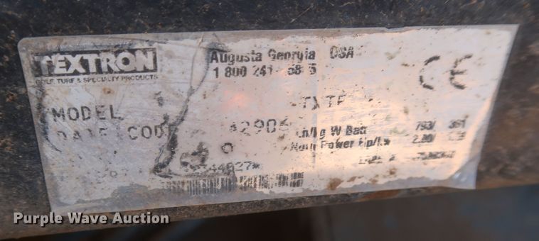 image for item JR9416 EZ GO TXTF  golf cart