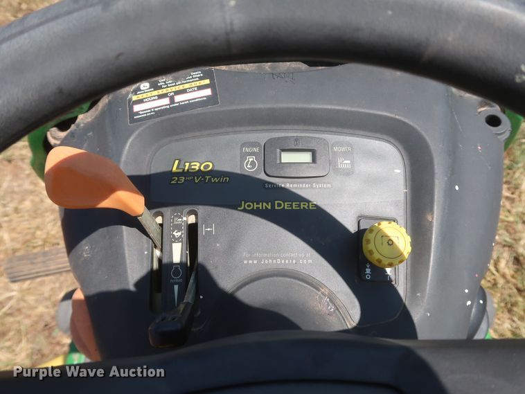 image for item JR9421 John Deere L130A  lawn mower