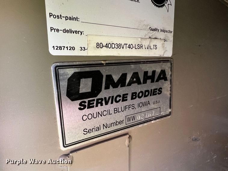 image for item JU9892 2009 Ford F350 Super Duty XL  SuperCab utility bed pickup truck