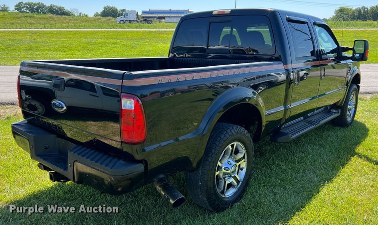 image for item JU9894 2008 Ford F250 Super Duty Harley Davidson  Crew Cab pickup truck