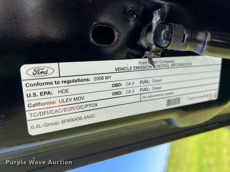 image for item JU9894 2008 Ford F250 Super Duty Harley Davidson  Crew Cab pickup truck