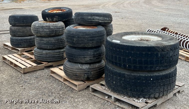image for item JX9400 Approximately 20 tires and wheels