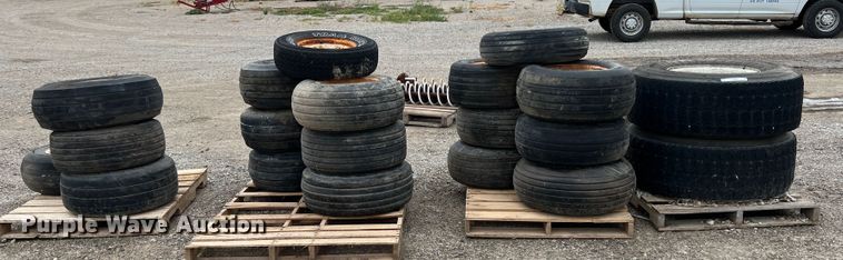 image for item JX9400 Approximately 20 tires and wheels