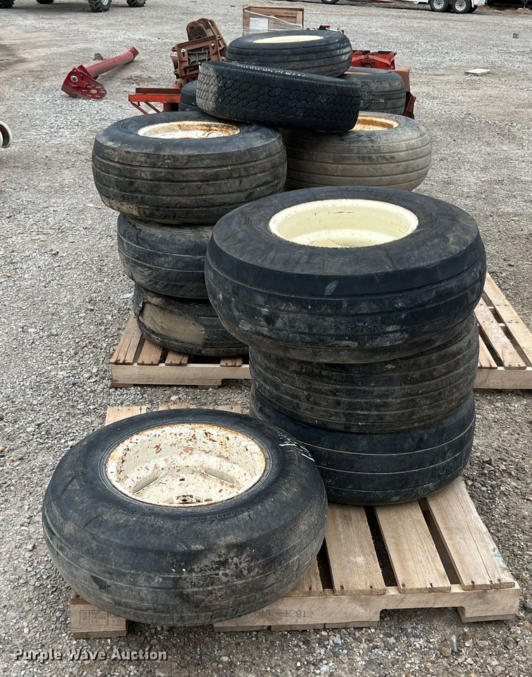 image for item JX9400 Approximately 20 tires and wheels
