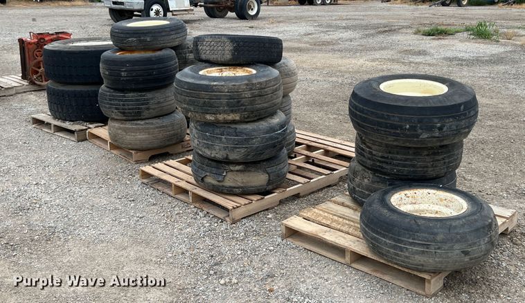 image for item JX9400 Approximately 20 tires and wheels