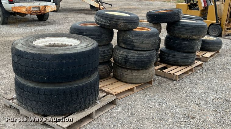 image for item JX9400 Approximately 20 tires and wheels