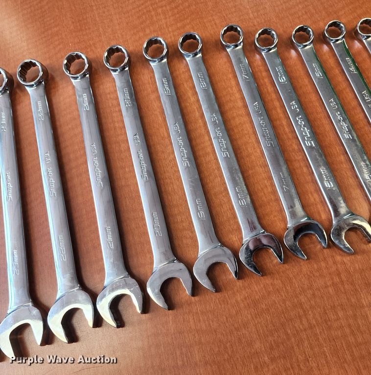 image for item KC9458 Snap-on FMWR13BG  Flank Drive combination wrench set