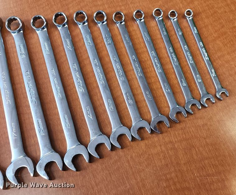 image for item KC9458 Snap-on FMWR13BG  Flank Drive combination wrench set