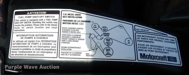 image for item KF9630 2003 Ford F250 Super Duty Lariat  Crew Cab pickup truck