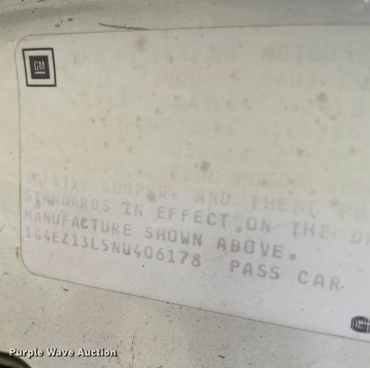 image for item KJ9703 1992 Buick Riviera