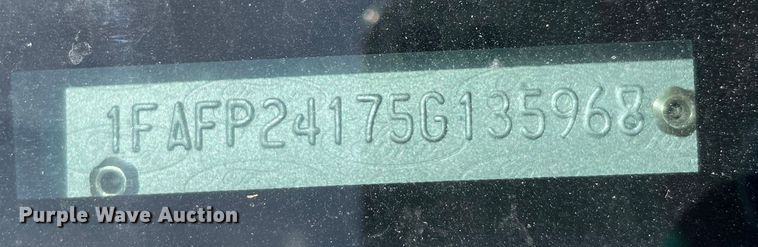 image for item KJ9709 2005 Ford Five Hundred SEL