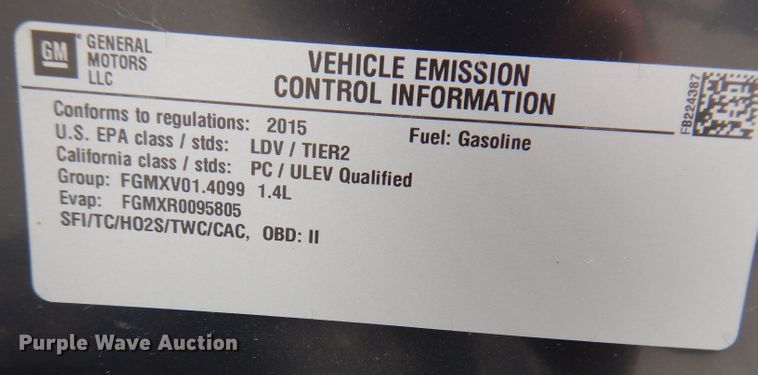 image for item KP9452 2015 Buick Encore  SUV