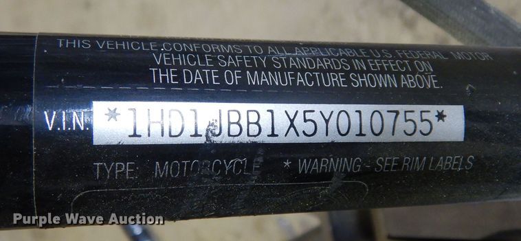 image for item KS9822 2005 Harley Davidson FXSTDI Softail Deuce  motorcycle