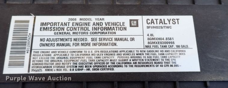 image for item LK9027 2008 Chevrolet Express G3500  school bus