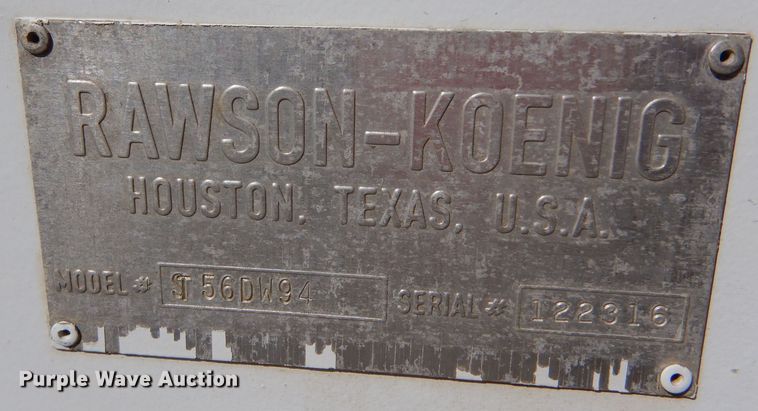 image for item LP9528 Rawson-Koenig ST56DW94  utility bed