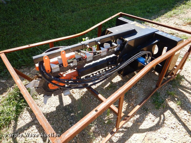 image for item MF9179 2021 Mower King ECSSCT72  skid steer trencher