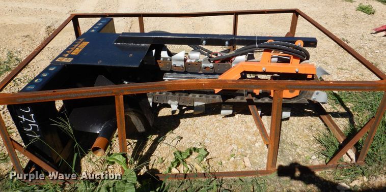 image for item MF9179 2021 Mower King ECSSCT72  skid steer trencher