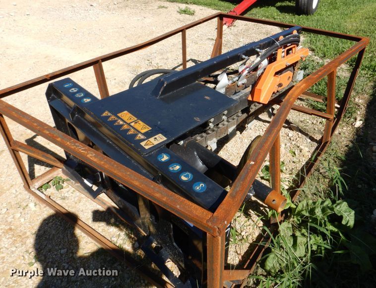 image for item MF9179 2021 Mower King ECSSCT72  skid steer trencher