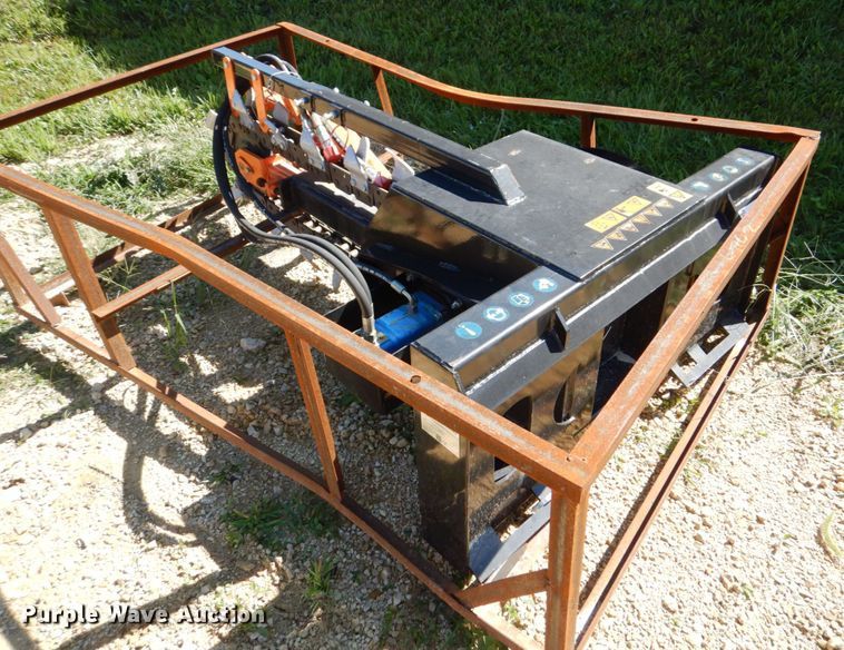 image for item MF9179 2021 Mower King ECSSCT72  skid steer trencher