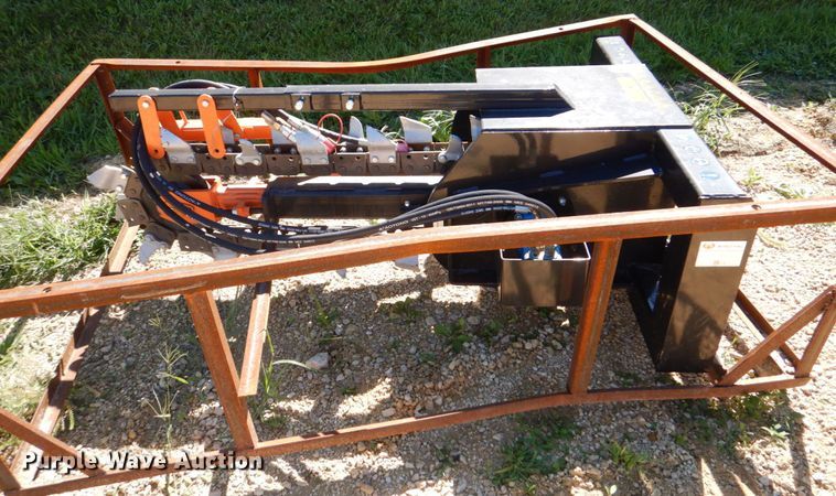 image for item MF9179 2021 Mower King ECSSCT72  skid steer trencher