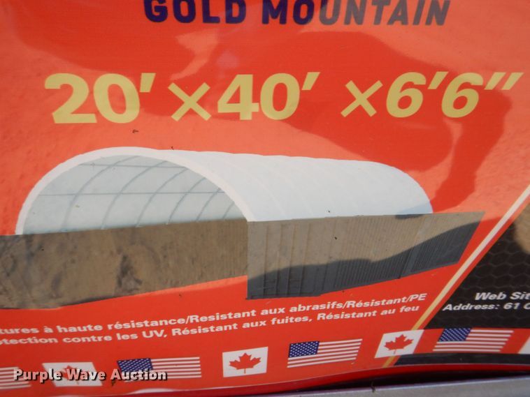 image for item MF9182 Gold Mountain C2040  shipping container canopy