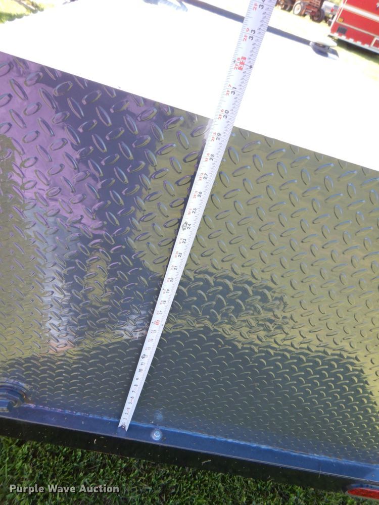 image for item MF9187 Shop built  fuel trailer