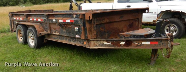 image for item MF9743 2015 PJ Trailers  dump trailer