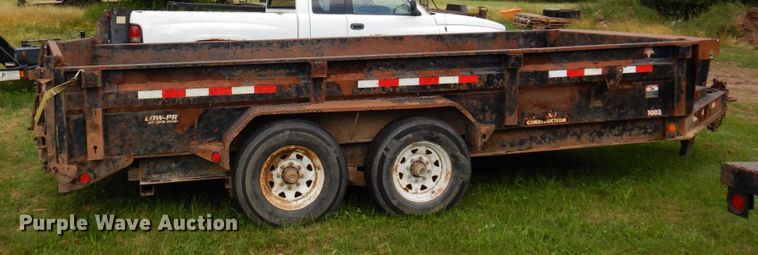 image for item MF9743 2015 PJ Trailers  dump trailer