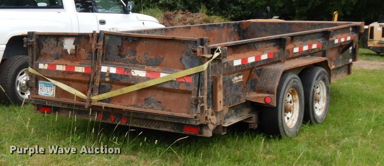 image for item MF9743 2015 PJ Trailers  dump trailer