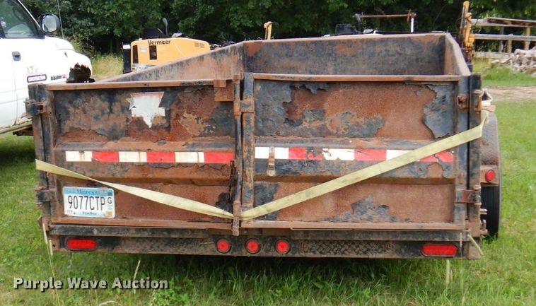 image for item MF9743 2015 PJ Trailers  dump trailer