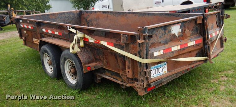 image for item MF9743 2015 PJ Trailers  dump trailer