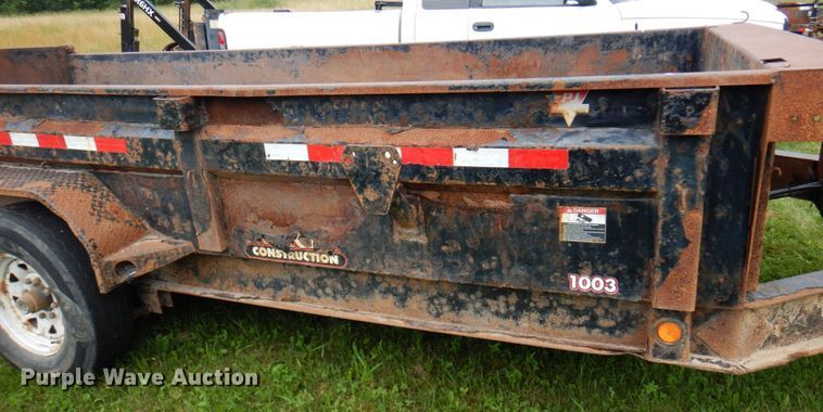 image for item MF9743 2015 PJ Trailers  dump trailer