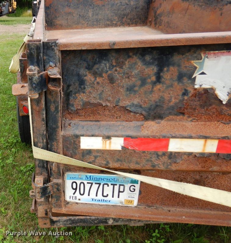 image for item MF9743 2015 PJ Trailers  dump trailer