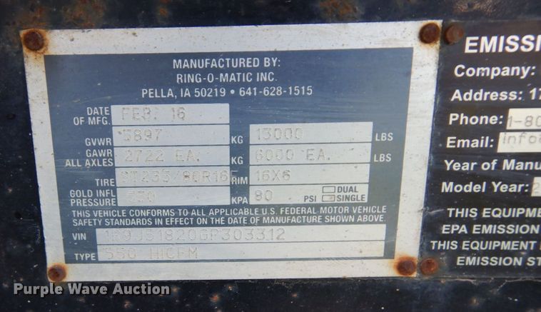 image for item MF9748 2016 Ring-o-matic 550 HICFM  vacuum excavator