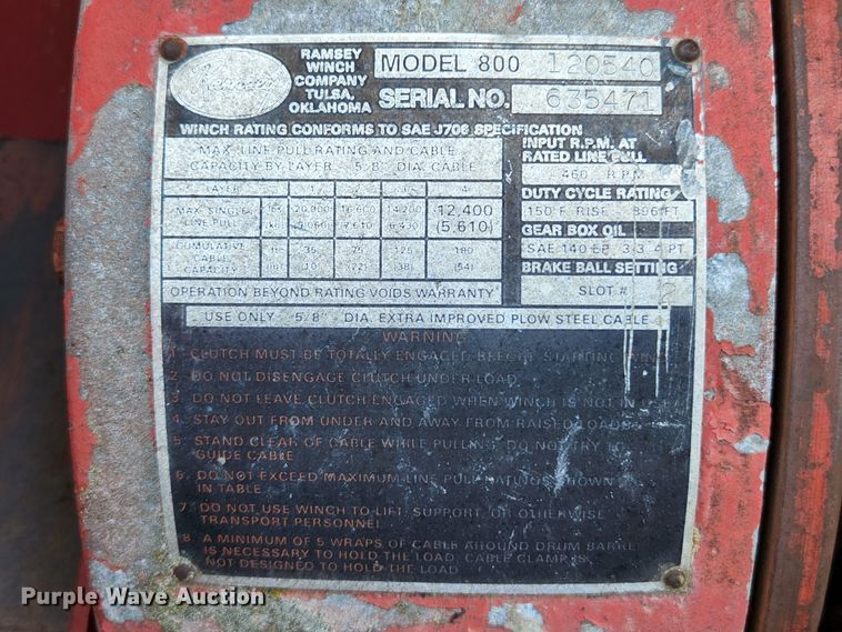 image for item MK9070 1992 Ford F700  flatbed truck