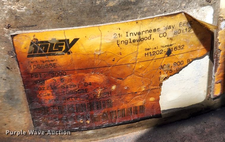 image for item MK9139 Hotsy  pressure washer