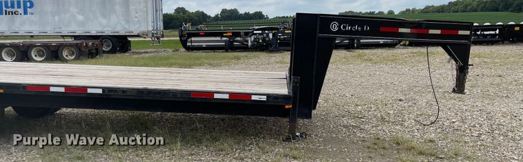 image for item MU9002 2008 Circle D 25GNFBBT  equipment trailer