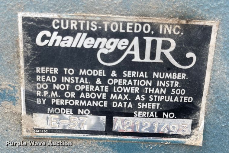 image for item MU9003 Curtis  air compressor
