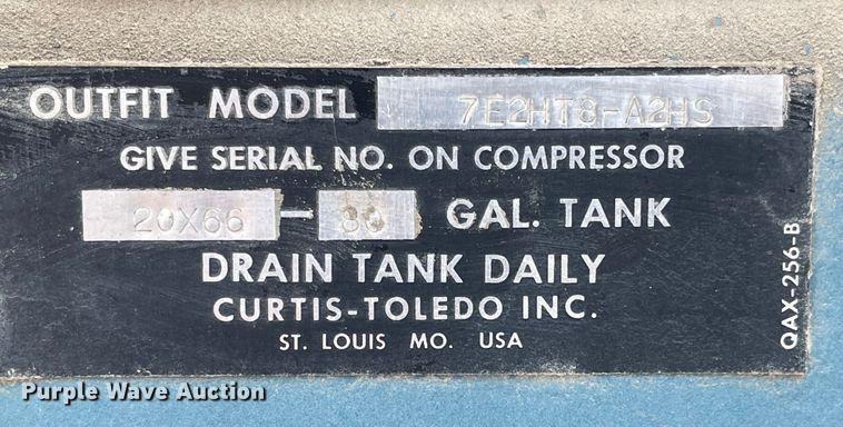 image for item MU9003 Curtis  air compressor