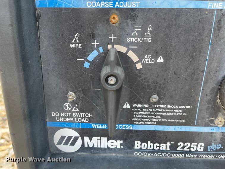 image for item MU9004 Miller Bobcat 225  welder/generator