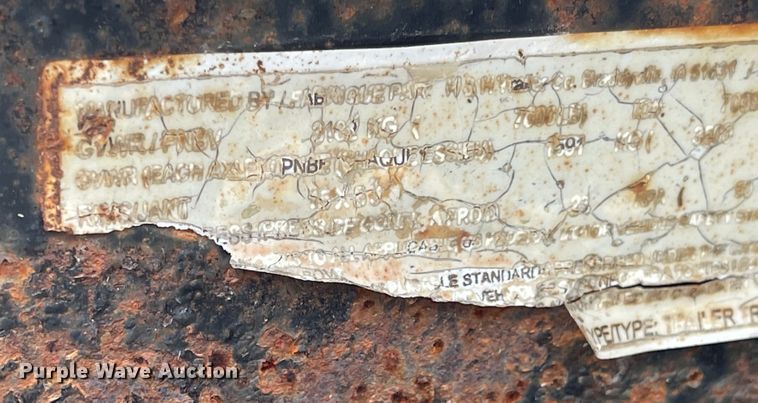 image for item MU9006 2005 H&H  equipment trailer